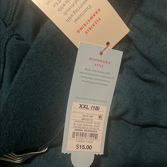 Cat & Jack Dark Green Jogger Pants - Picture 5 of 7